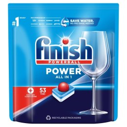 Finish Power All in 1 tabletki do zmywarki Fresh 53szt