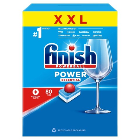 Finish Power Essential tabletki do zmywarki 80szt