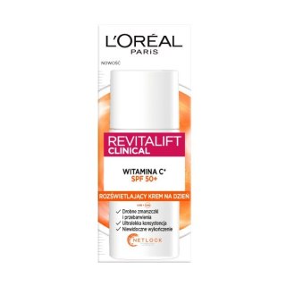 L'Oreal Paris Revitalift Clinical rozświetlający krem na dzień z witaminą C i SPF50+ 50ml