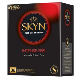 Unimil Skyn Intense Feel nielateksowe prezerwatywy z wypustkami 36szt