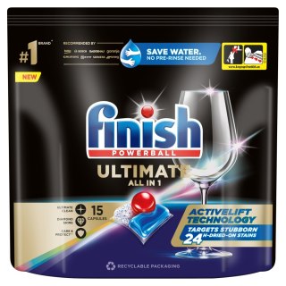 Finish Ultimate All in 1 kapsułki do zmywarki Fresh 15szt