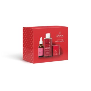 Miya Cosmetics BEAUTY.lab Smoothing Trio zestaw tonik z retinolem roślinnym 150ml + serum wygładzające z kompleksem anti-aging 30ml + maska uję