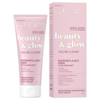 Beauty & Glow rozświetlający krem wygładzający 75ml Eveline Cosmetics