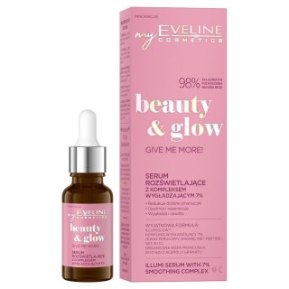 Eveline Cosmetics Beauty & Glow serum rozświetlające z kompleksem wygładzającym 7% 18ml