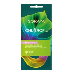 Chlorofil oczyszczająca maseczka glinkowa 8ml Soraya
