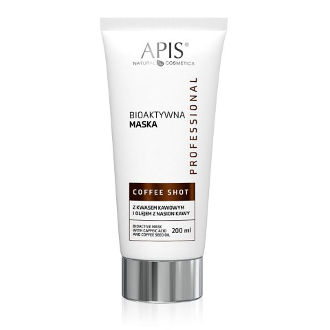 APIS Coffee Shot bioaktywna maska z kwasem kawowym i olejem z nasion kawy 200ml APIS Coffee Shot bioaktywna maska z kwasem kawowym i olejem z nasion kawy 200ml
