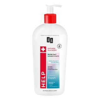 AA Help płyn 2w1 Shower & Bath nawilżająco-ochronny 400ml