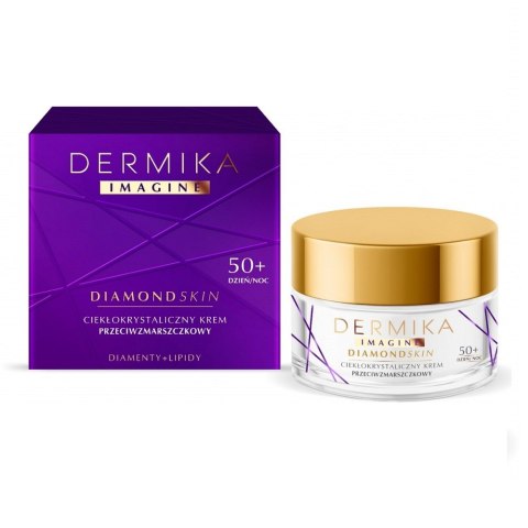 Dermika Imagine Diamond Skin ciekłokrystaliczny krem przeciwzmarszczkowy 50+ 50ml Dermika Imagine Diamond Skin ciekłokrystaliczny krem przeciwzmarszczkowy 50+ 50ml