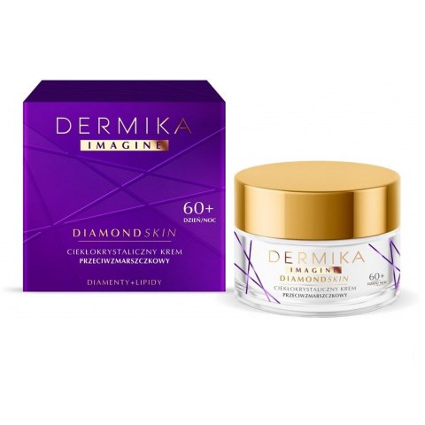 Dermika Imagine Diamond Skin ciekłokrystaliczny krem przeciwzmarszczkowy 60+ 50ml Dermika Imagine Diamond Skin ciekłokrystaliczny krem przeciwzmarszczkowy 60+ 50ml