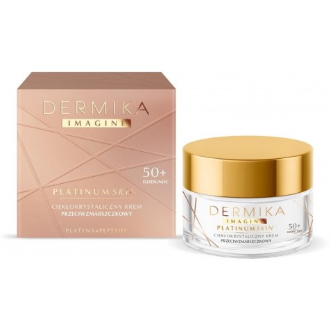 Dermika Imagine Platinum Skin ciekłokrystaliczny krem przeciwzmarszczkowy 50+ 50ml Dermika Imagine Platinum Skin ciekłokrystaliczny krem przeciwzmarszczkowy 50+ 50ml