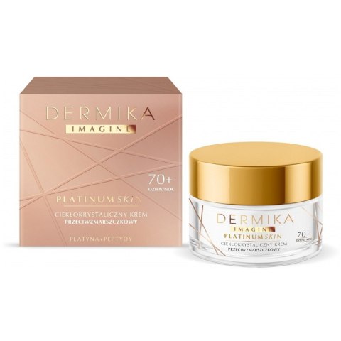 Dermika Imagine Platinum Skin ciekłokrystaliczny krem przeciwzmarszczkowy 70+ 50ml Dermika Imagine Platinum Skin ciekłokrystaliczny krem przeciwzmarszczkowy 70+ 50ml