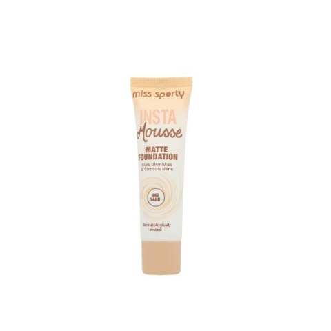 Insta Mousse Matte Foundation matujący podkład do twarzy 002 Sand 30ml Miss Sporty