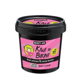 Kiwi In Bikini peeling do ciała z ekstraktem z kiwi i masłem kakaowym 200g BEAUTY JAR