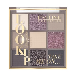 Eveline Cosmetics Look Up paleta 9 cieni do powiek Take Me On 10.8g