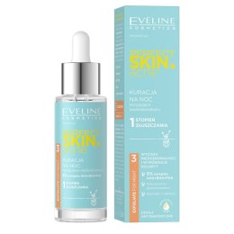 Eveline Cosmetics Perfect Skin.acne kuracja na noc korygująca niedoskonałości - 1 stopień złuszczania 30ml