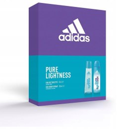 Adidas Pure Lightness zestaw woda toaletowa spray 75ml + dezodorant spray 150ml