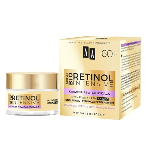 AA Retinol Intensive 60+ intensywny krem na noc odbudowa+redukcja przebarwień 50ml