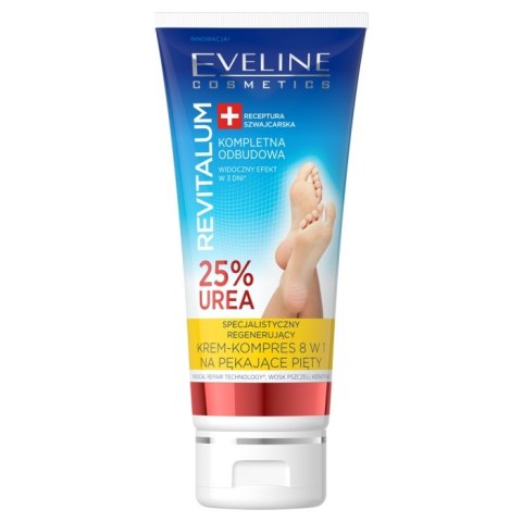 Revitalum 25% Urea krem-kompres regenerujący 8w1 na pękające pięty 100ml Eveline Cosmetics