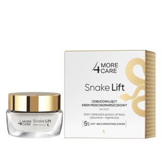 More4Care Snake Lift odbudowujący krem przeciwzmarszczkowy na noc 50ml