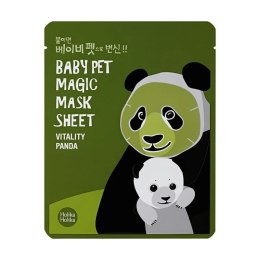 HOLIKA HOLIKA Baby Pet Magic Mask Sheet Vitality Panda witalizująca maska w płachcie