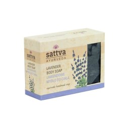 Body Soap indyjskie mydło glicerynowe Lavender 125g Sattva