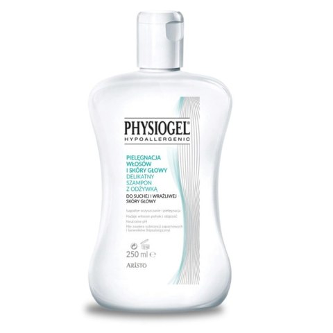 Delikatny szampon z odżywką do suchej i wrażliwej skóry głowy 250ml Physiogel