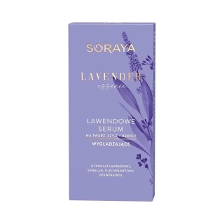 Soraya Lavender Essence lawendowe serum wygładzające na twarz szyję i dekolt 30ml