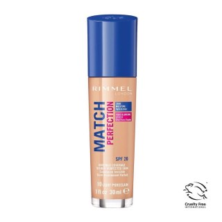 Rimmel Match Perfection Foundation podkład dopasowujący się do cery 010 Light Porcelain SPF20 30ml