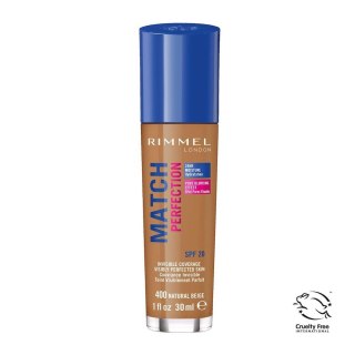 Rimmel Match Perfection Foundation podkład dopasowujący się do cery 400 Natural Beige SPF20 30ml