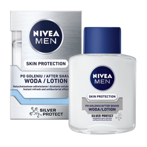 Men Skin Protection woda po goleniu Silver Protect 100ml Nivea