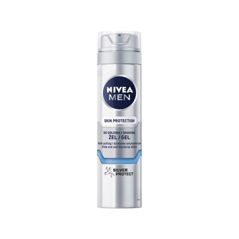 Men Skin Protection żel do golenia Silver Protect 200ml Nivea