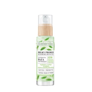 Bielenda Milky Primer Microbiome Protection naturalna baza pod makijaż Matcha+Prebiotyk 30ml