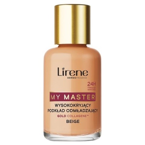 Lirene My Master High Coverage Foundation wysokokryjący podkład odmładzający Beige 30ml