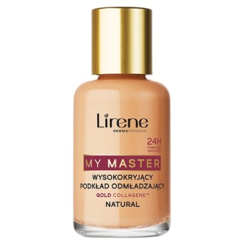 Lirene My Master High Coverage Foundation wysokokryjący podkład odmładzający Natural 30ml