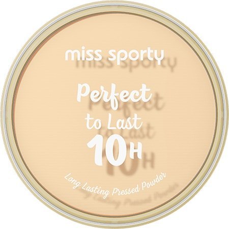 Miss Sporty Perfect To Last 10H matujący puder do twarzy 050 Transparent 9g