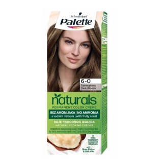 Palette Permanent Naturals Color Creme farba do włosów trwale koloryzująca 6-0 Ciemny Blond