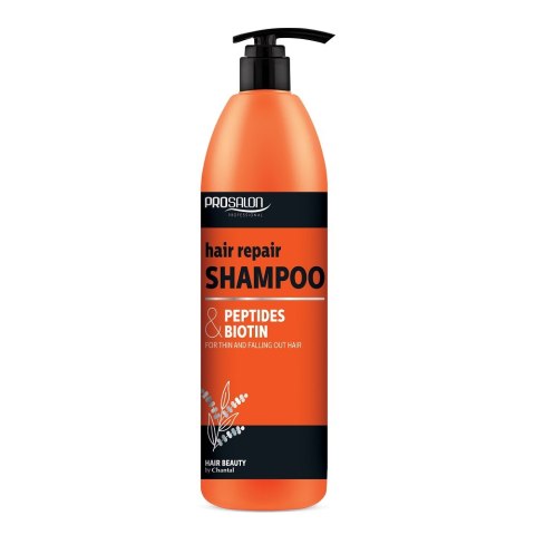 Chantal Prosalon Hair Repair Shampoo szampon naprawczy do włosów z peptydami i biotyną 1000ml