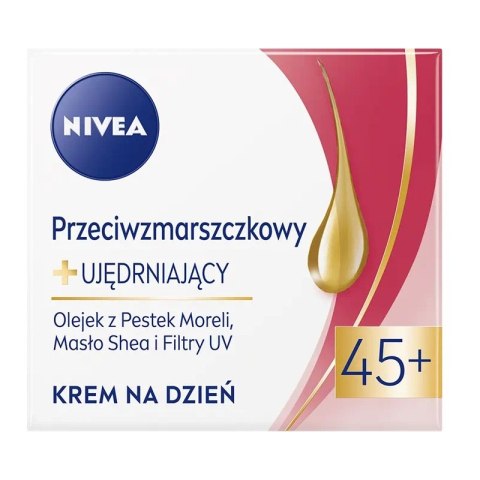 Nivea Przeciwzmarszczkowy + Ujędrniający krem na dzień SPF15 45+ 50ml