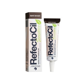 Refectocil Sensitive Eyelash And Eyebrow Tint henna do brwi i rzęs Dark Brown 15ml