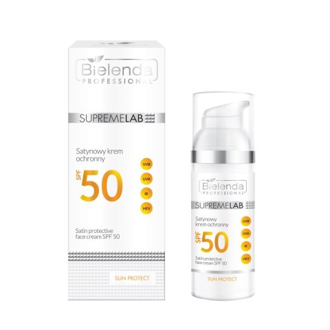 SupremeLab Sun Protect satynowy krem ochronny do twarzy SPF50 50ml Bielenda Professional