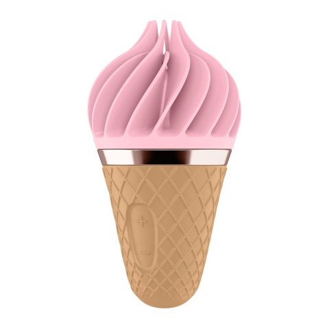 Satisfyer Sweet Treat stymulator łechtaczki w kształcie lodowego rożka Pink