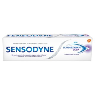 Sensodyne Ultraszybka Ulga pasta do zębów z fluorkiem 75ml