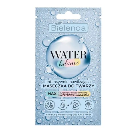 Bielenda Water Balance intensywnie nawilżająca maseczka do twarzy 7g