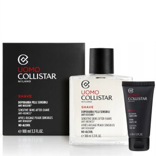 Collistar Zestaw Sensitive Skins After-Shave emulsja po goleniu do skóry wrażliwej 100ml + Toning Shower Gel tonizujący żel pod prysznic 3