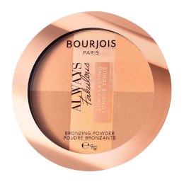 Bourjois Always Fabulous Bronzing Powder bronzer uniwersalny rozświetlający 001 Medium 9g