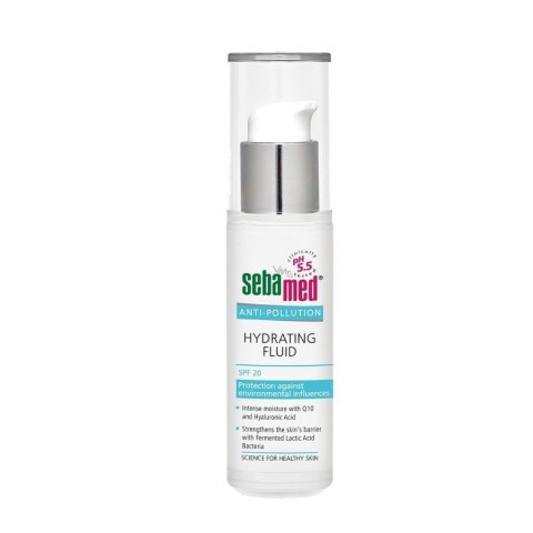 Sebamed Anti-Pollution Hydrating Fluid SPF20 żel nawilżający do twarzy 30ml Sebamed Anti-Pollution Hydrating Fluid SPF20 żel nawilżający do twarzy 30ml