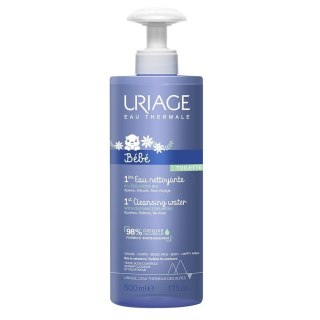 URIAGE Bebe 1st Cleansing Water woda oczyszczająca dla dzieci bez spłukiwania 500ml