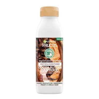 Garnier Fructis Cocoa Butter Hair Food wygładzająca odżywka do włosów puszących się i niesfornych 350ml