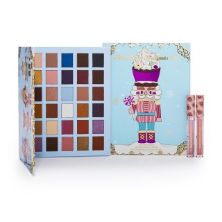 Makeup Revolution I Heart Revolution Christmas Nutcracker Makeup Set zestaw Pan Nutcracker Shadow Palette paleta cieni do powiek 30x0.9g + Nutcrac