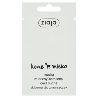 Ziaja Kozie mleko maska mleczny kompres cera sucha 20x7ml